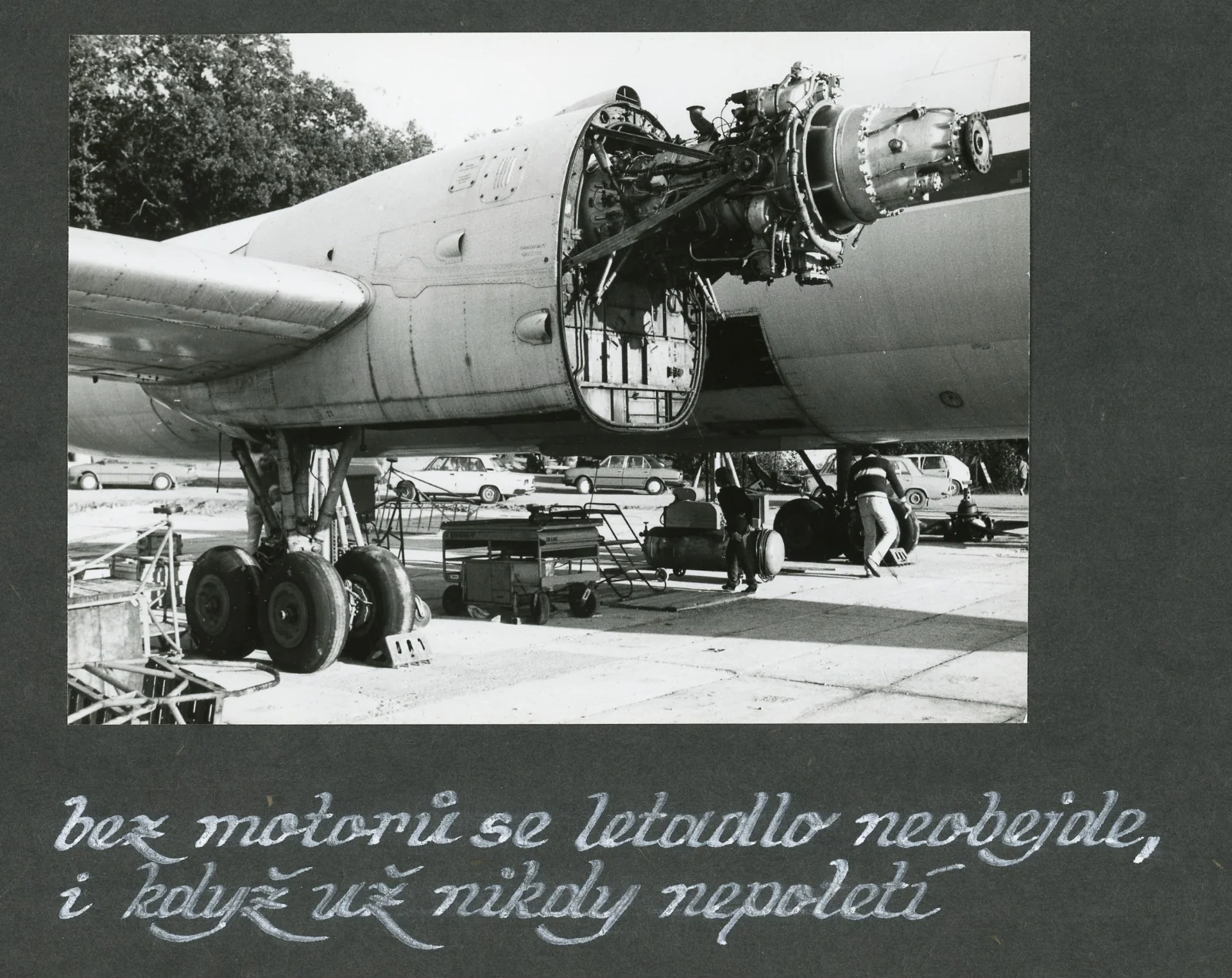 Letadlo historicka bez motoru neobejde