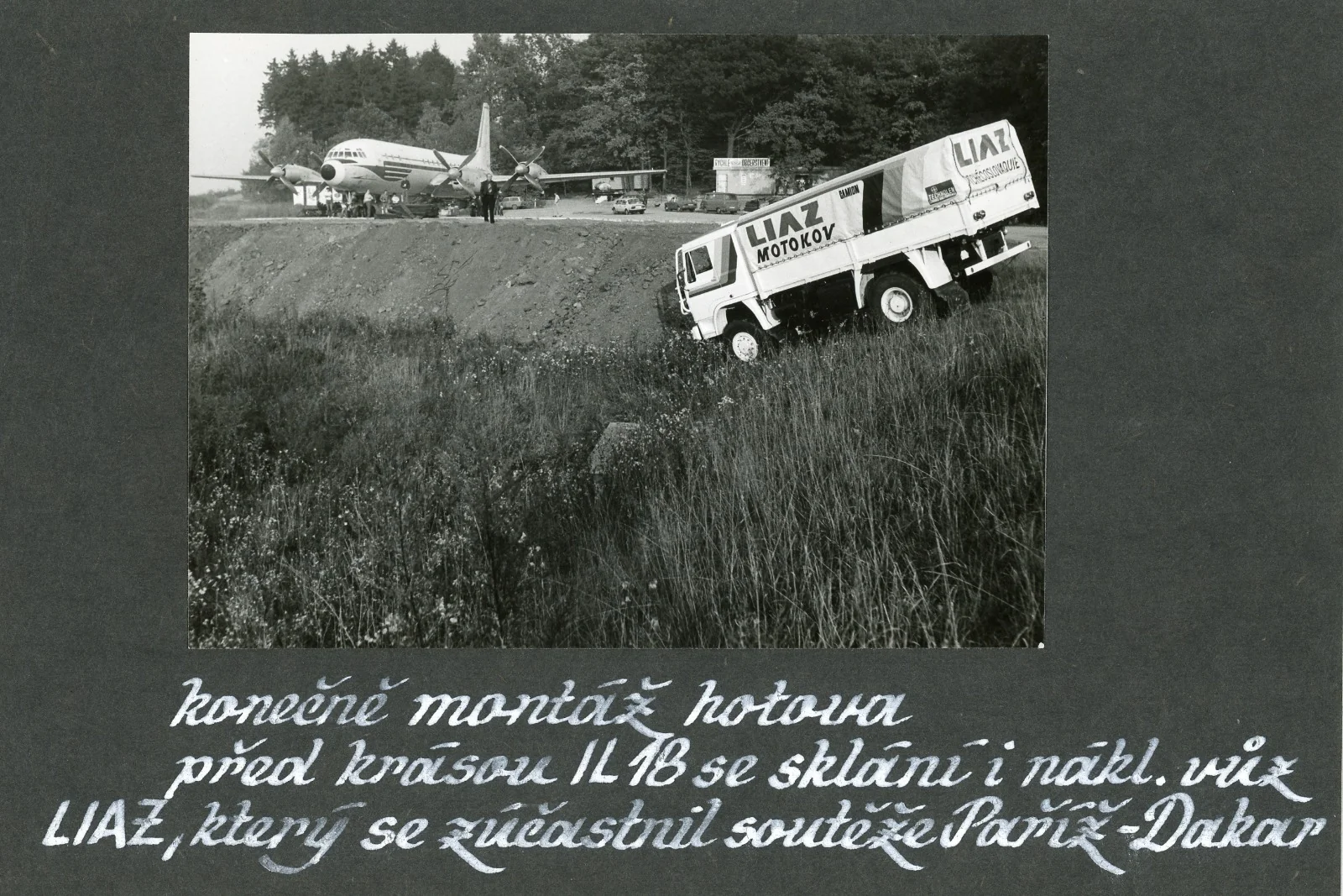Letadlo historicka montaz hotova liaz paris dakar 1