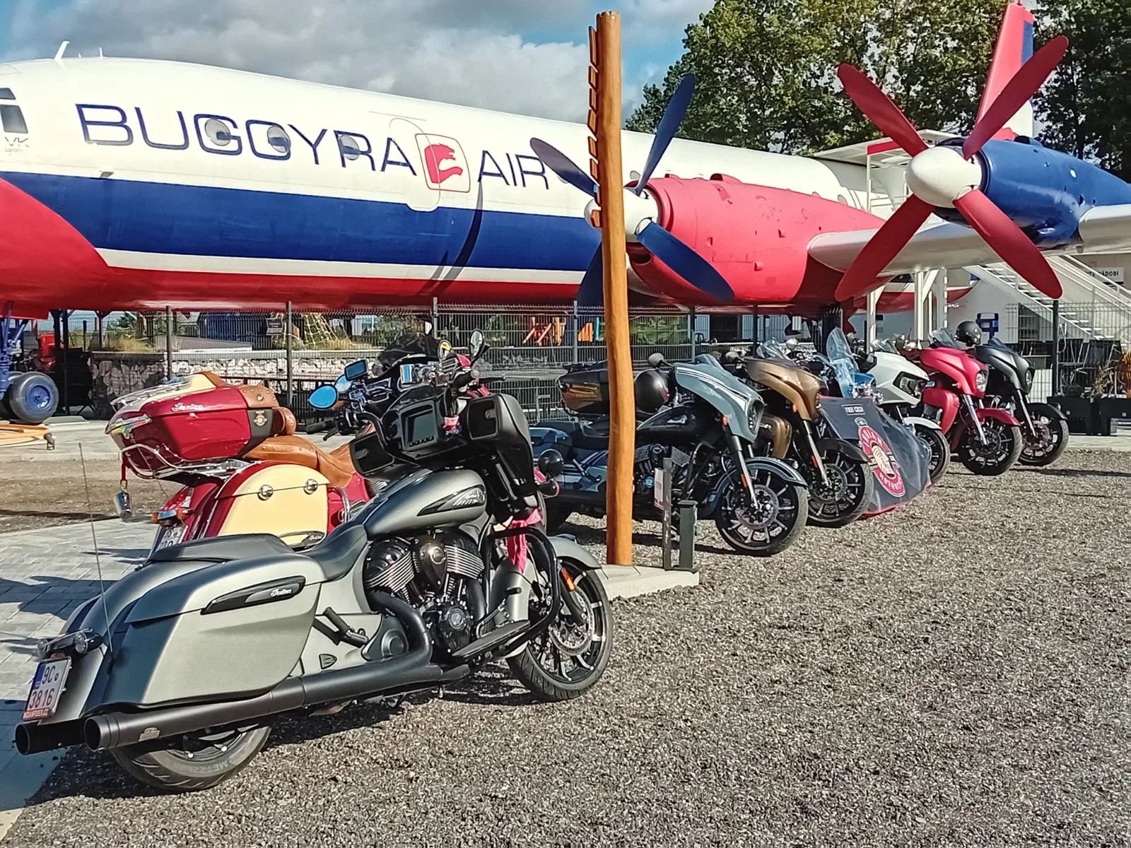 Veterani motocykly indian letadlo 3